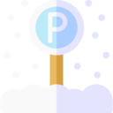 winter,signaling,traffic sign,road sign,letter p,parking sign,regulation,snowfall